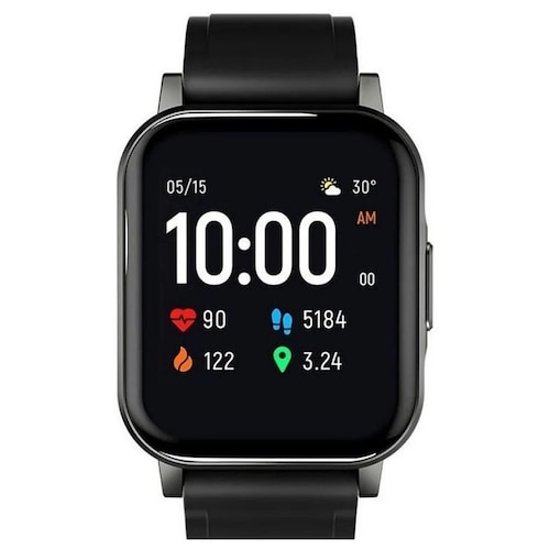 Smartwatch Haylou Smart Watch 2 1.28" malla black de silicona LS02