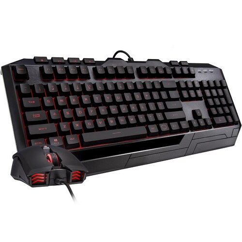 Kit Teclado Y Mouse Cooler Master Devastator 3 Plus RGB Alambrico USB Gamer SGB-3001-KKMF1-LS