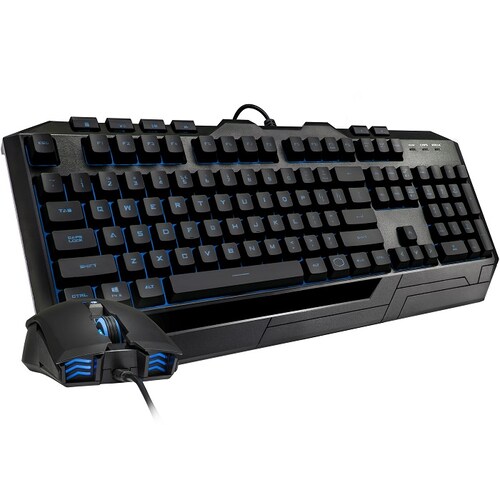 Kit Teclado Y Mouse Cooler Master Devastator 3 Plus RGB Alambrico USB Gamer SGB-3001-KKMF1-LS