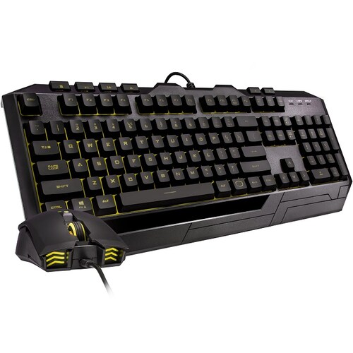 Kit Teclado Y Mouse Cooler Master Devastator 3 Plus RGB Alambrico USB Gamer SGB-3001-KKMF1-LS