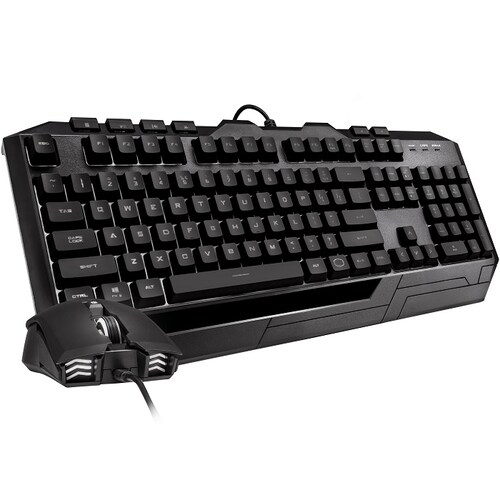 Kit Teclado Y Mouse Cooler Master Devastator 3 Plus RGB Alambrico USB Gamer SGB-3001-KKMF1-LS