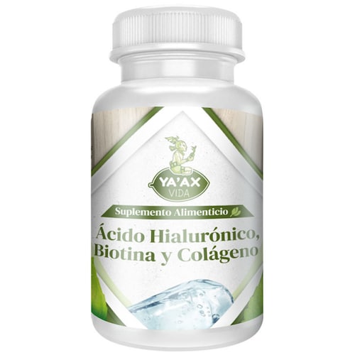 Ácido Hialurónico Biotina Y Colágeno 90 Capsulas 500 Mg