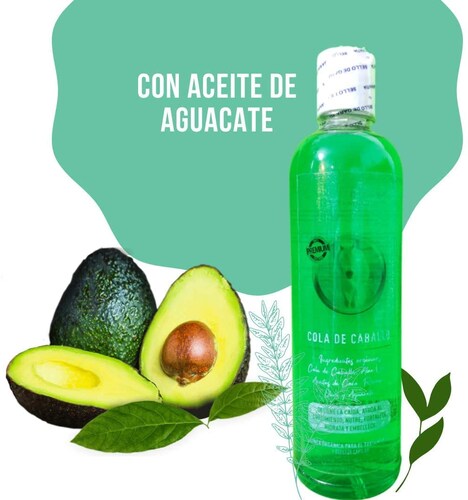 SHAMPOO COLA DE CABALLO DETIENE LA CAÍDA, AYUDA AL CRECIMIENTO, NUTRE, FORTALECE RESULTADOS GARANTIZADOS 500ML