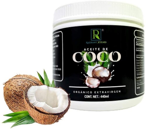 Aceite de Coco Orgánico Extra Virgen 100% NATURAL