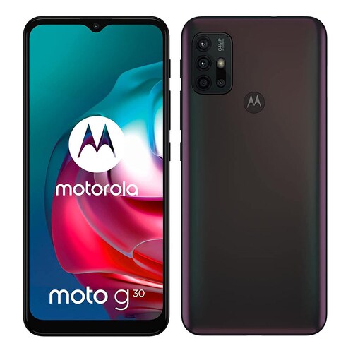 Celular Motorola Moto G30 128GB 6GB RAM Perla Obscura XT2129-2 Nuevo