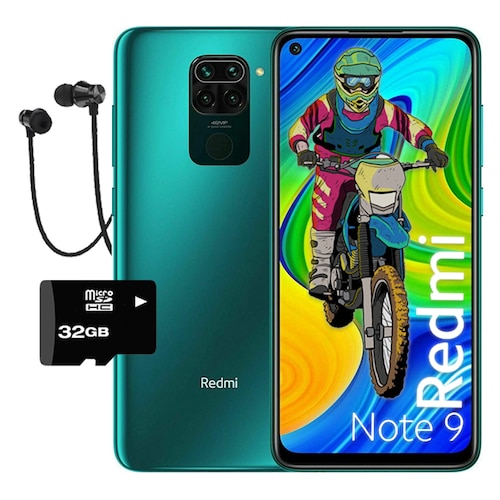 Celular Redmi NOTE 9 -128GB/4GB - Verde - Dual Sim + MicroSD 32gb