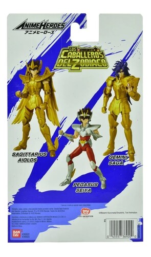Los Caballeros Del Zodiaco Pegasus Seiya Anime Heroes Bandai