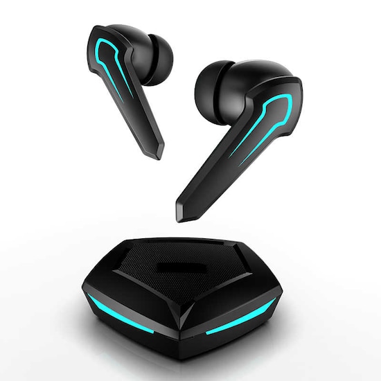 Audífonos In-ear Gamer Inalámbricos Bluetooth Para iPhone Negros