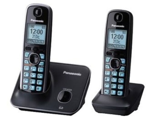 Teléfono Inalámbrico Panasonic DECT Kx-tg4112meb Base + Handset 