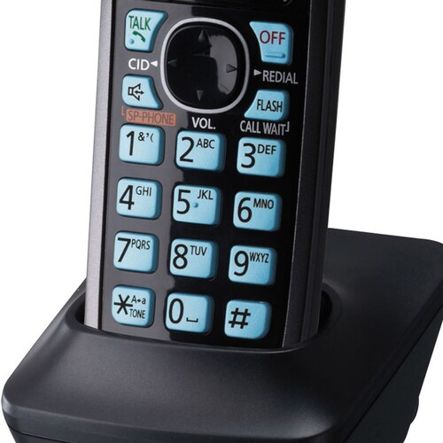 Teléfono Inalámbrico Panasonic DECT Kx-tg4112meb Base + Handset 