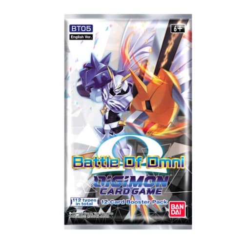 Digimon Card Game Battle of Omni 2021 Sobre con 12 cartas - BANDAI