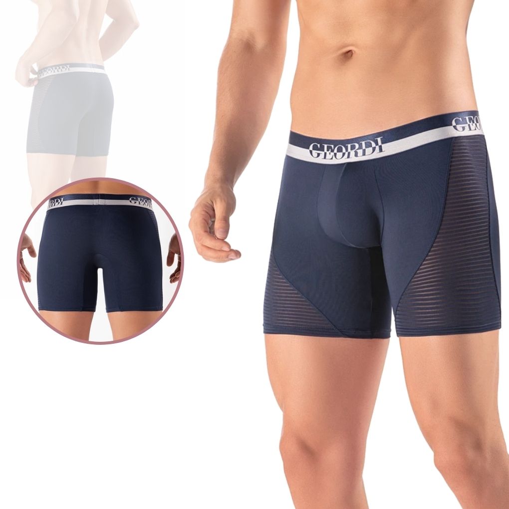 Ropa Interior Masculina B xer Deportivo De Microfibra Corte Medio