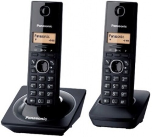 Teléfono Inalámbrico Panasonic Negro Kx-tg1712 Pantalla Lcd.