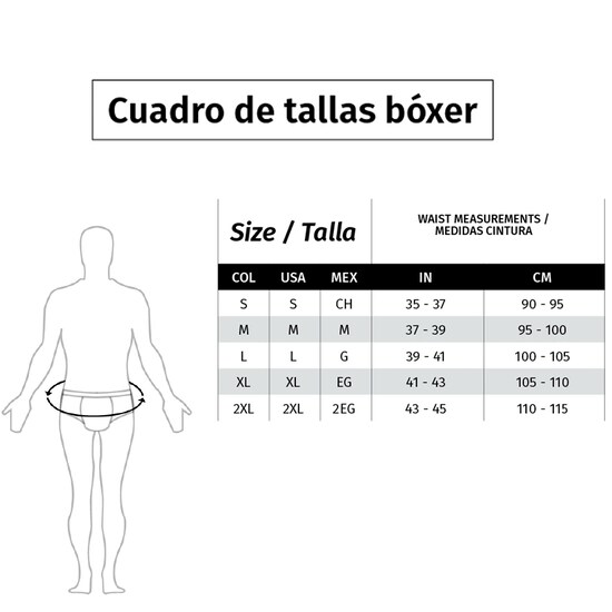 Ropa Interior Masculina Bóxer Deportivo De Microfibra Corte Medio