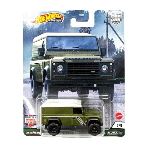 Hot Wheels Premium British Horse Power - Land Rover Defender 110 Hard Top
