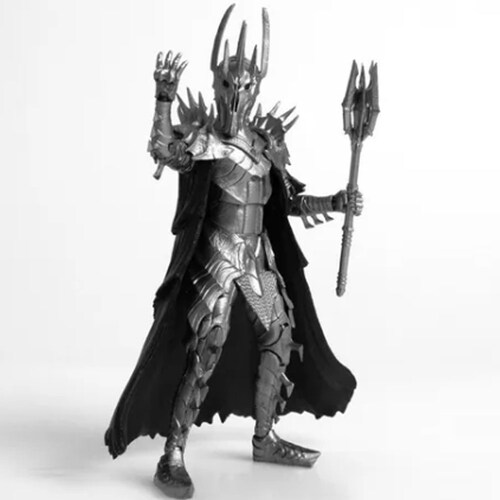 Figura Lord Of The Rings Sauron Articulada Bst Axn 5 Pulgds