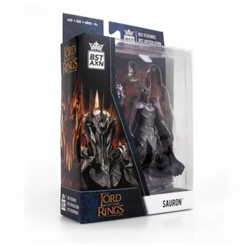 Figura Lord Of The Rings Sauron Articulada Bst Axn 5 Pulgds