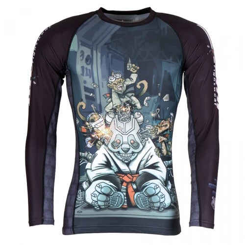 Rash Guard BJJ Tatami Cyber Gentle Panda NO-GI