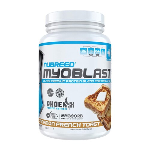 Proteina Nubreed Myoblast 5 lbs. 65 Serv. - Vainilla