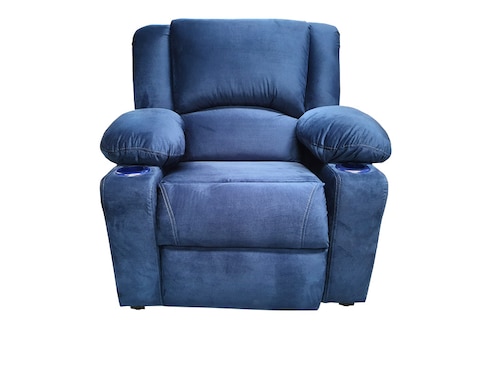 RECLINABLE SHERATON BURN AZUL ESPACIO MUEBLES  (ENTREGA UNICMANTE EN CDMX Y AREA METROPOLITANA)