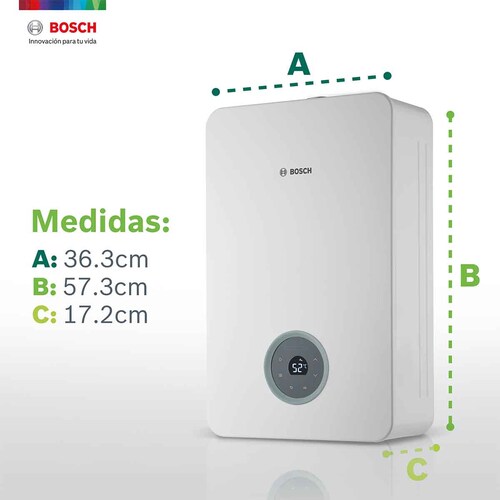 Calentador Boiler Instantaneo 4 servicios Gas LP 20L Bosch