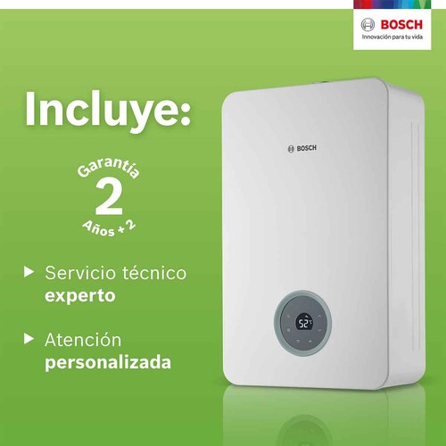 Calentador Boiler Instantaneo 4 servicios Gas LP 20L Bosch