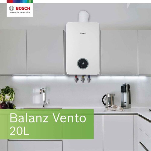 Calentador Boiler Instantaneo 4 servicios Gas LP 20L Bosch