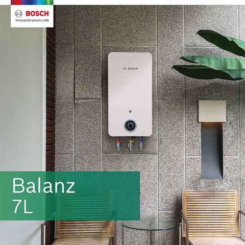 Calentador De Paso Para 1 Servicio Balanz 7 Gas Lp Bosch