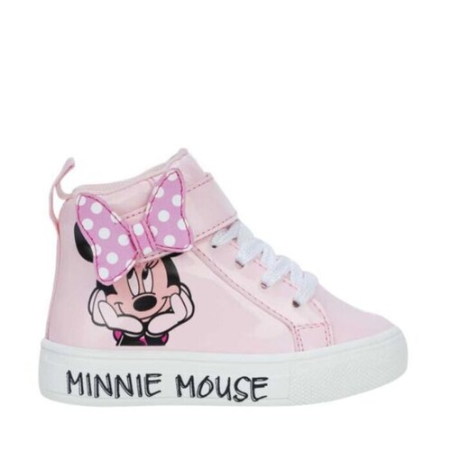 Tenis para niña de Minnie Mouse, tipo bota, color rosa 3353 992439
