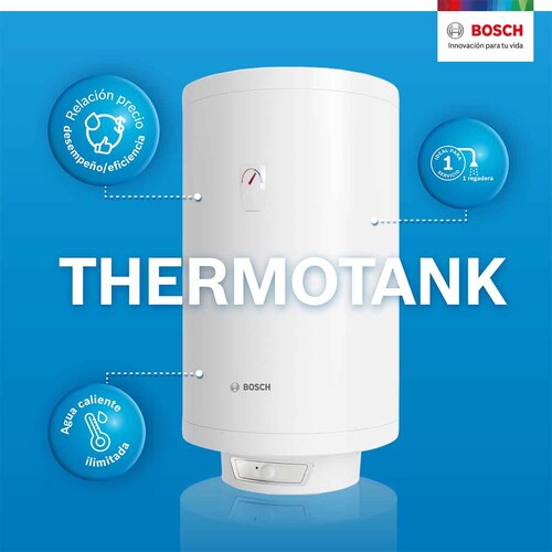 Calentador Electrico Deposito Thermotank 1 Serv 50L Bosch