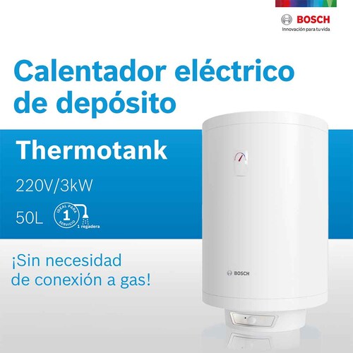 Calentador Electrico Deposito Thermotank 1 Serv 50L Bosch