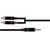 Cable Plug 3.5 Estéreo a 2 RCA XSS RH-EY001 3M Negro 3M