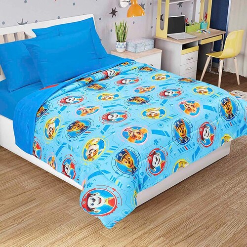 Edredón Digital Sustentable Matrimonial Paw Patrol Friends - Providencia
