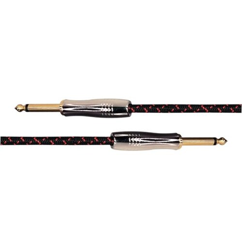 Cable para instrumentos XSS SC114 Negro-Rojo 6.3 a 6.3 3M