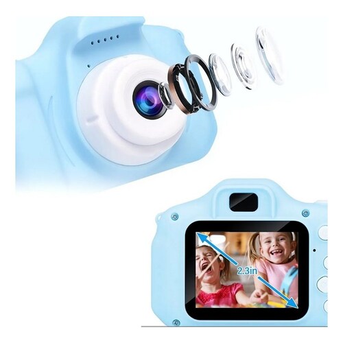 Mini Cámara Portátil Para Niños + Tarjeta De Memoria 32g