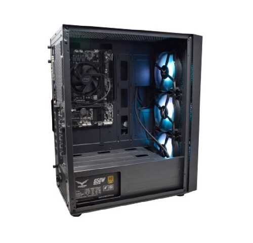 Gabinete Gaming Naceb Technology NA-0612 Gabinete Negro PC CAJON ENSAMBLE GAMER JUEGO USB 3.0 NEGRO