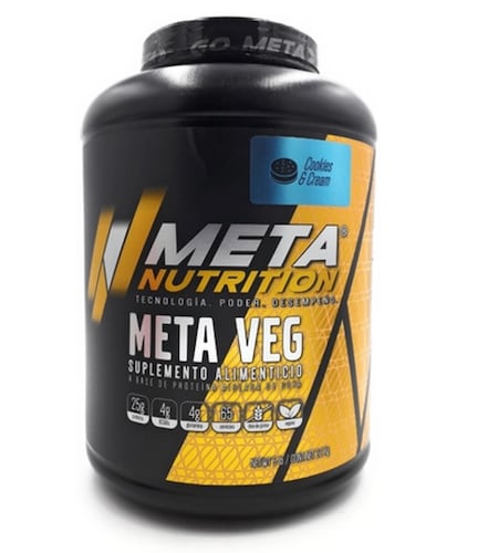 Proteina Meta Nutrition Meta Veg 5 Lbs Sabor Cookies & Cream