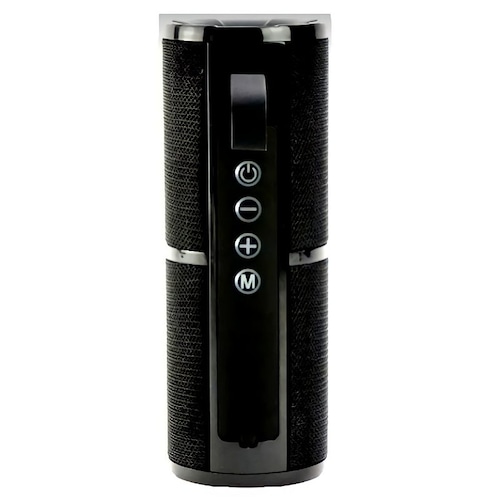 Bocina 1Hora BOC060 portátil con bluetooth negra