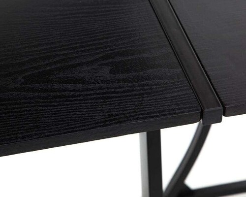 Mesa Escritorio En forma de L Negro