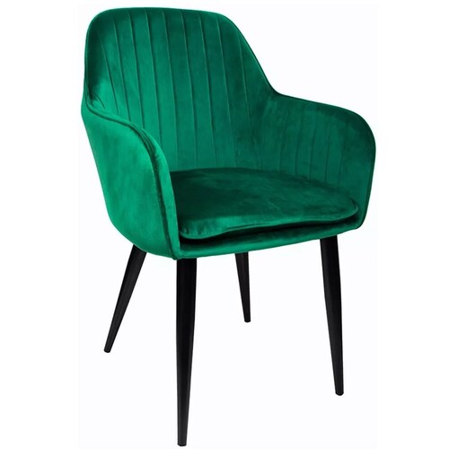 Sillon Eames Set 2 Sillones Tapizados Vintage Silla Comedor Verde
