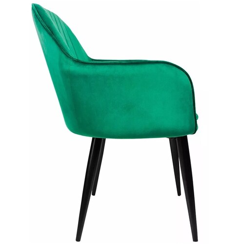 Sillon Eames Set 2 Sillones Tapizados Vintage Silla Comedor Verde