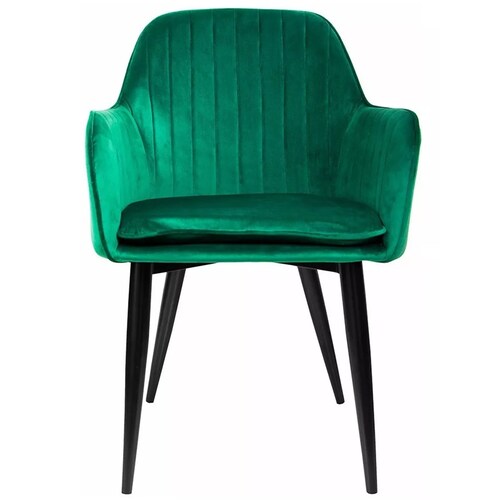 Sillon Eames Set 2 Sillones Tapizados Vintage Silla Comedor Verde