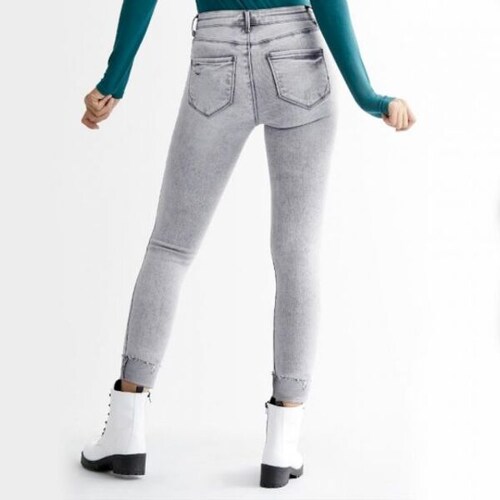 Jeans para mujer marca Atmosphere DNM AVNA, color gris, 995372