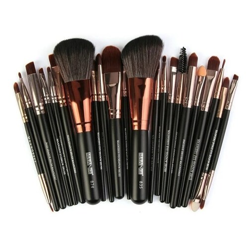 Set 22 Brochas Maquillaje Profesional Cepillos Ojos Maange