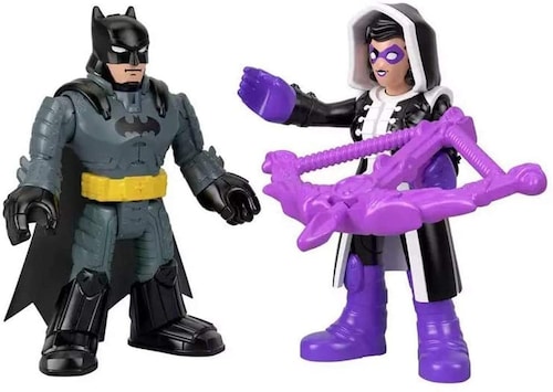 IMAGINEXT Batman Y Cazadora Fisher Price Figuras Coleccionables Niños 3-8 años