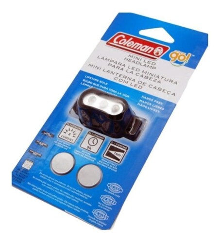Mini Linterna Frontal Manos Libres Marca Coleman GO
