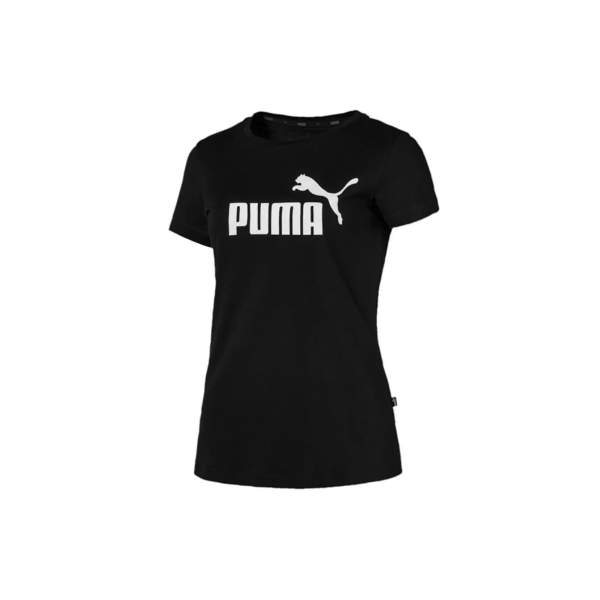 PLAYERA PUMA DAMA ESS LOGO TEE NEGRA