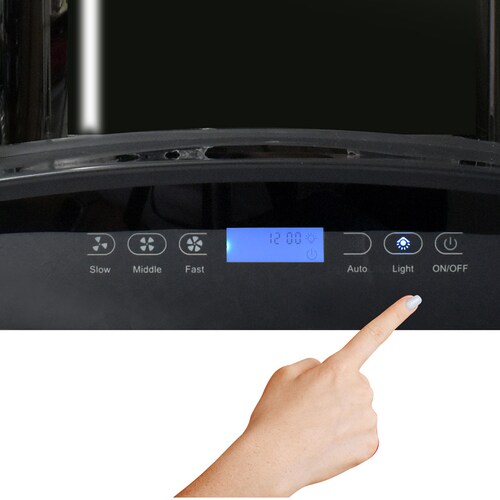 Combo parrilla de inducción magnética y campana de pared SUPRA PORTOFINO ambas con cubierta de cristal templado color negro