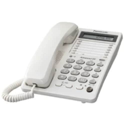 Telefono Alambrico KX-TS108MEW, ID Altavoz PANASONIC -alb