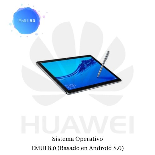 Tablet Huawei MediaPad M5 Lite 10.1" Wi Fi Kirin 659 32 GB Ram 4 GB EMUI 8.0 Color Gris Espacial